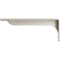 Ekena Millwork Embrey Steel Bracket, Stainless Steel 2"W x 14"D x 5 1/4"H BKTM02X14X05EBSS - alternate 8